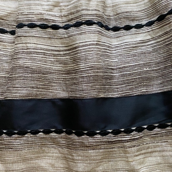Alfani Linen Silk Pleated Midi Skirt Sz. 4 - Picture 4 of 7